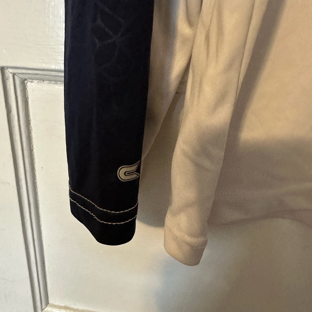 Villanova Basketball Colosseum Navy White Athletic Quarter Zip Jacket Mens XL - Picture 7 of 8